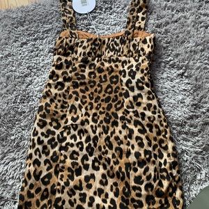 leopard print dress